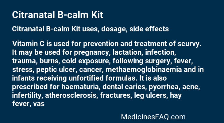 Citranatal B-calm Kit