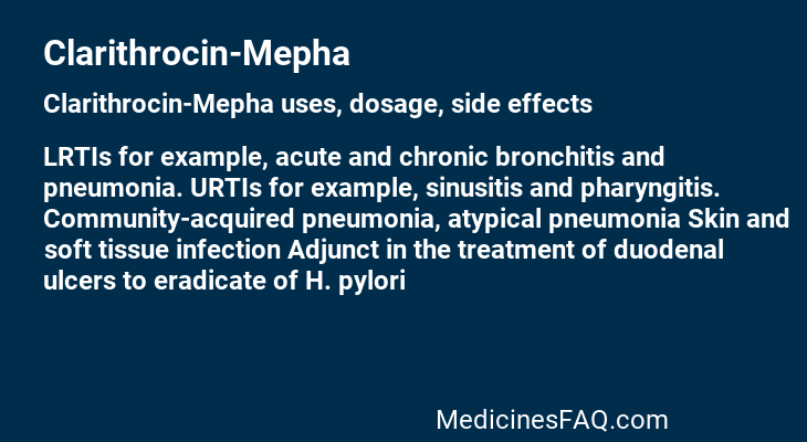 Clarithrocin-Mepha