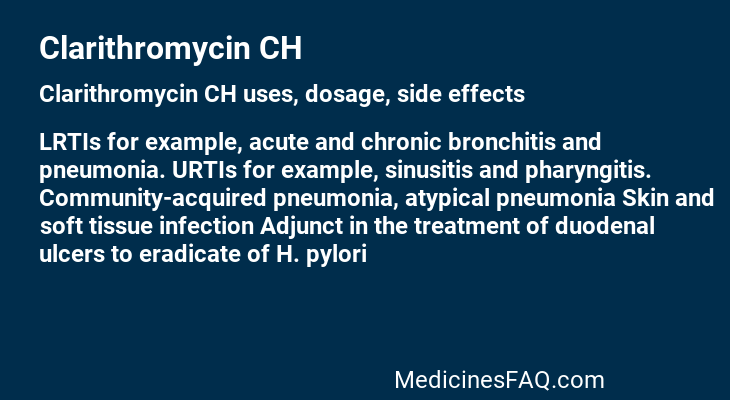 Clarithromycin CH