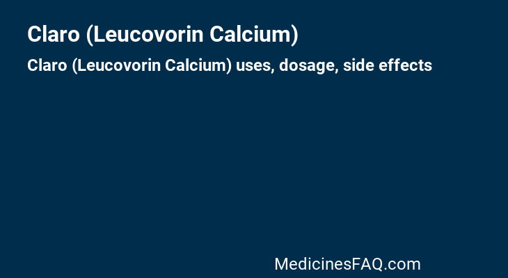Claro (Leucovorin Calcium)
