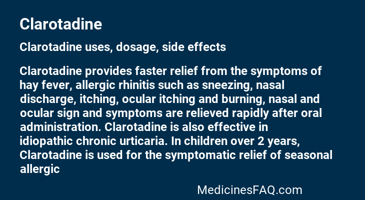 Clarotadine