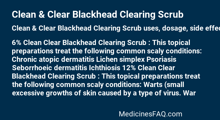 Clean & Clear Blackhead Clearing Scrub