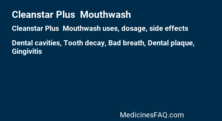 Cleanstar Plus  Mouthwash