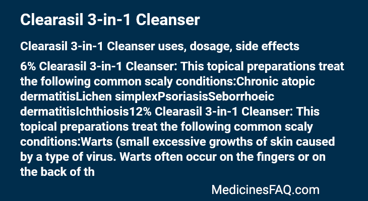 Clearasil 3-in-1 Cleanser