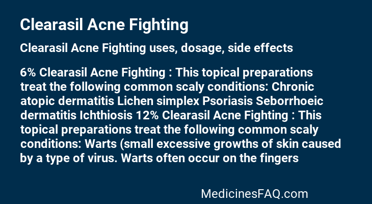 Clearasil Acne Fighting