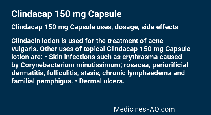 Clindacap 150 mg Capsule