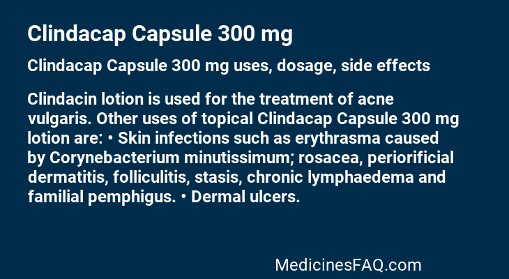 Clindacap Capsule 300 mg