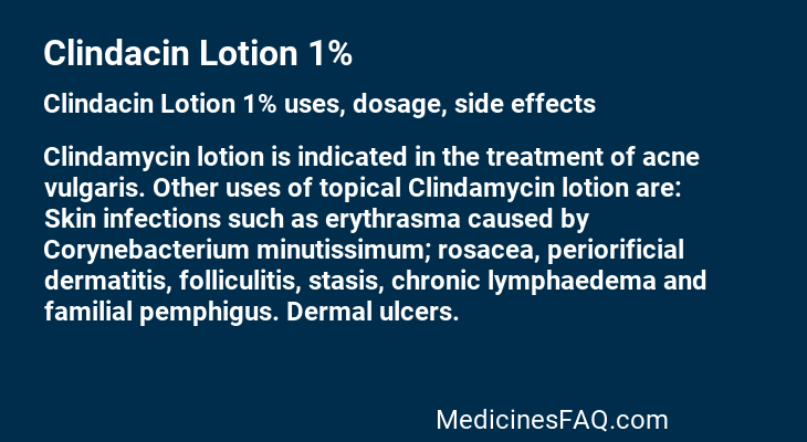 Clindacin Lotion 1%