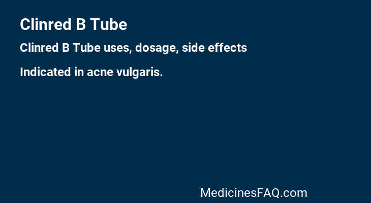 Clinred B Tube