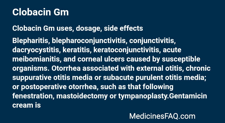 Clobacin Gm