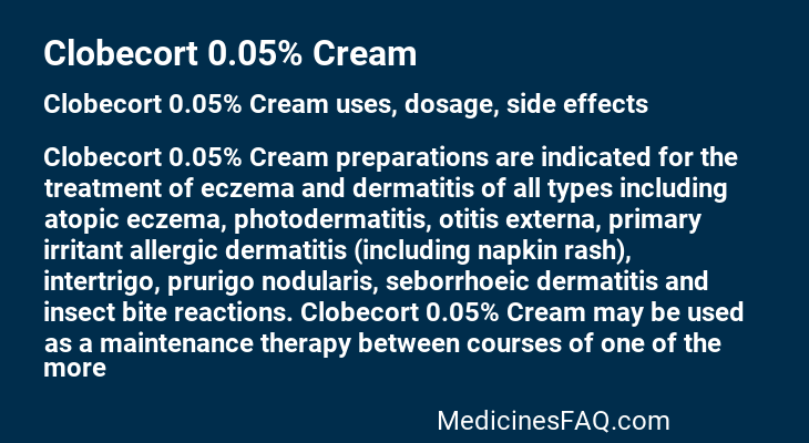 Clobecort 0.05% Cream