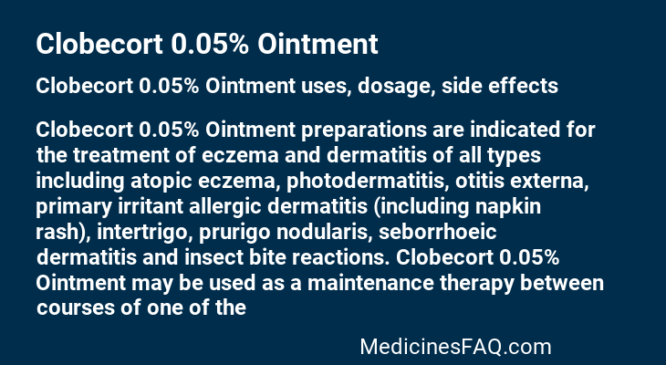 Clobecort 0.05% Ointment