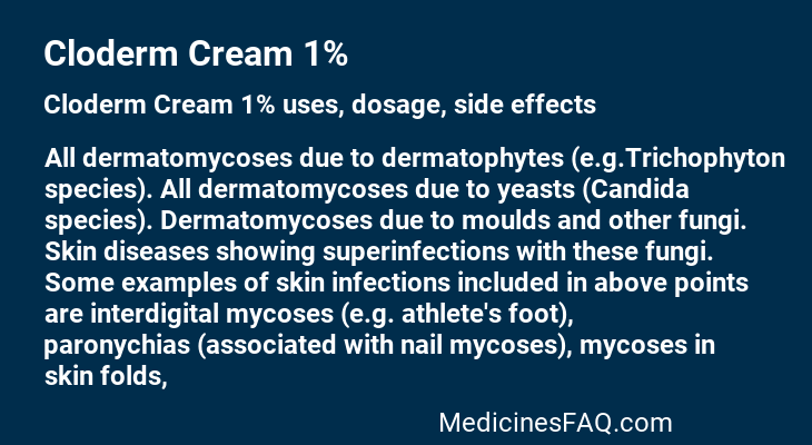 Cloderm Cream 1%