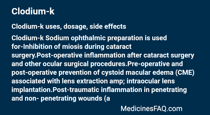 Clodium-k