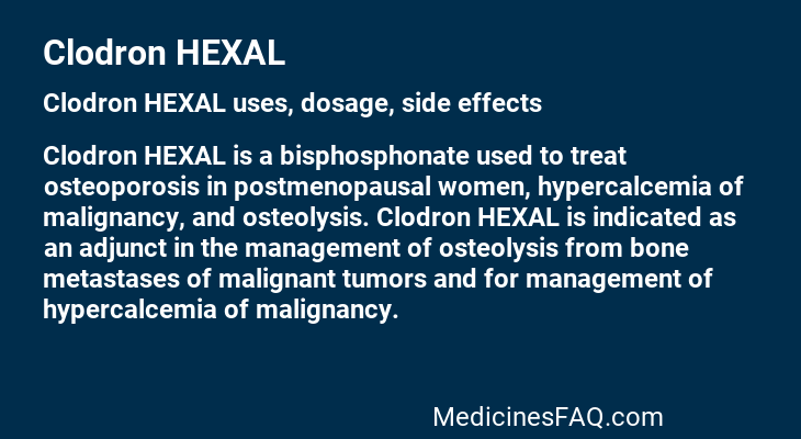 Clodron HEXAL