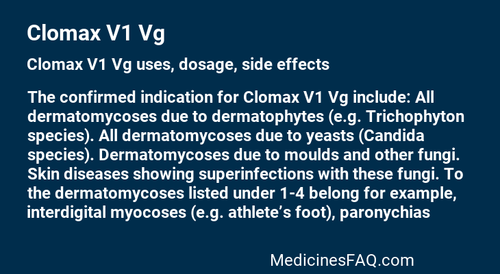 Clomax V1 Vg