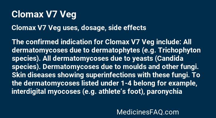 Clomax V7 Veg