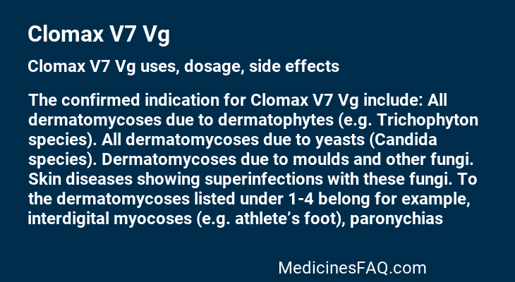 Clomax V7 Vg