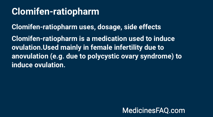 Clomifen-ratiopharm