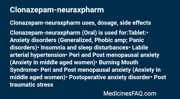 Clonazepam-neuraxpharm