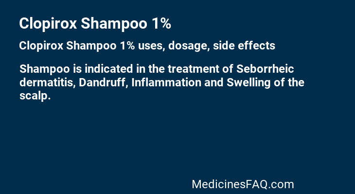 Clopirox Shampoo 1%