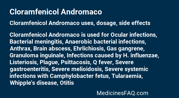 Cloramfenicol Andromaco