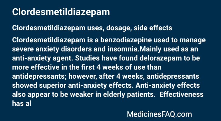 Clordesmetildiazepam