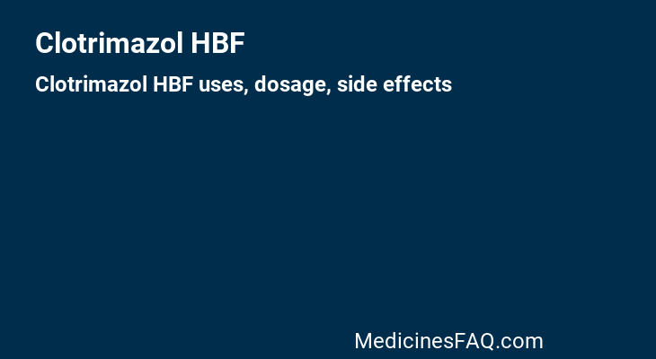 Clotrimazol HBF