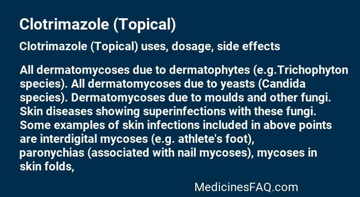 Clotrimazole (Topical)