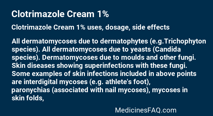 Clotrimazole Cream 1%