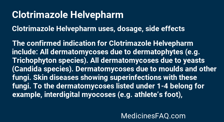 Clotrimazole Helvepharm