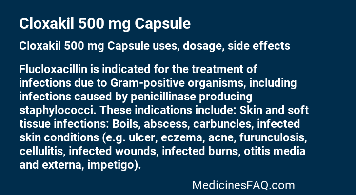 Cloxakil 500 mg Capsule