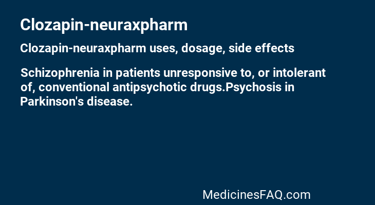 Clozapin-neuraxpharm