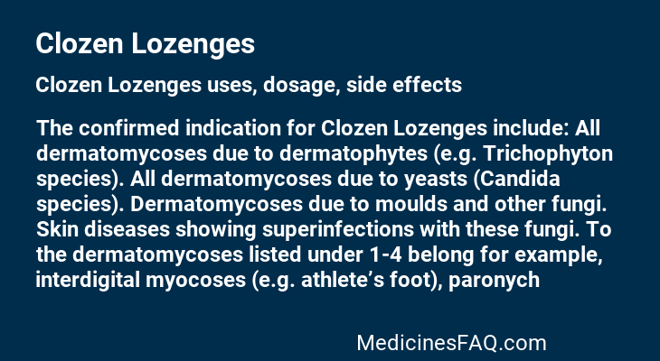 Clozen Lozenges