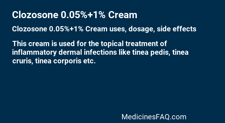 Clozosone 0.05%+1% Cream