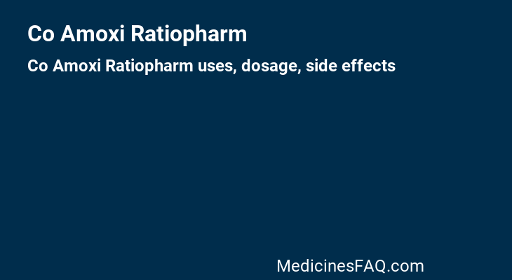 Co Amoxi Ratiopharm