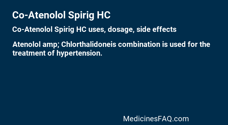 Co-Atenolol Spirig HC