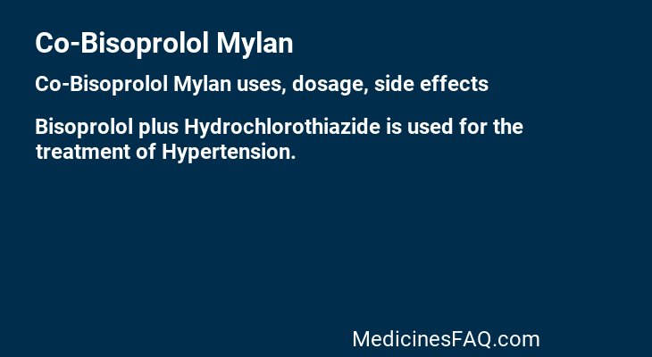 Co-Bisoprolol Mylan