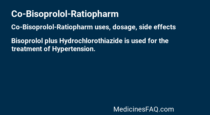 Co-Bisoprolol-Ratiopharm