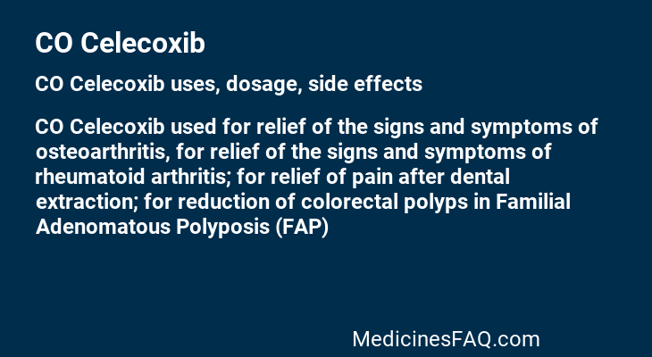 CO Celecoxib