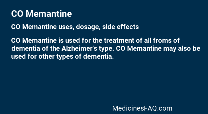 CO Memantine