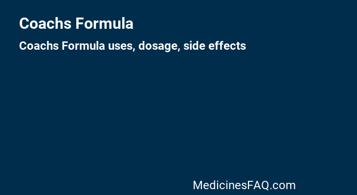 Coachs Formula