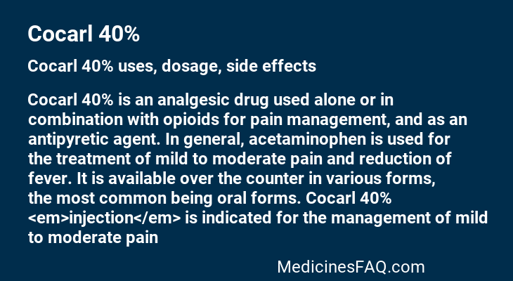 Cocarl 40%
