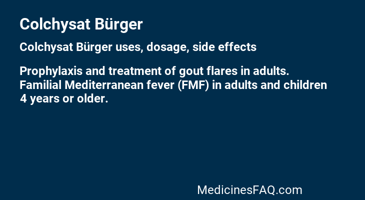 Colchysat Bürger