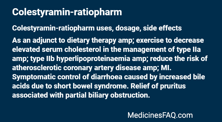 Colestyramin-ratiopharm