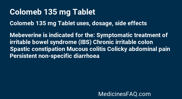 Colomeb 135 mg Tablet