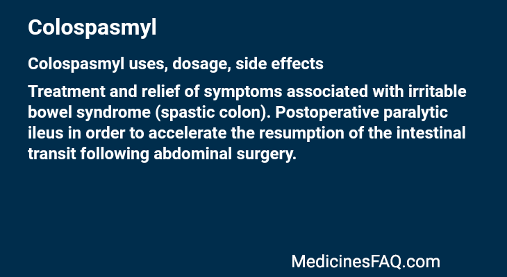 Colospasmyl