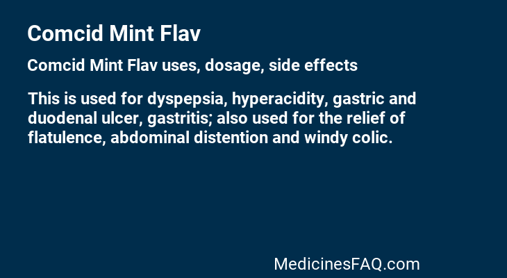 Comcid Mint Flav