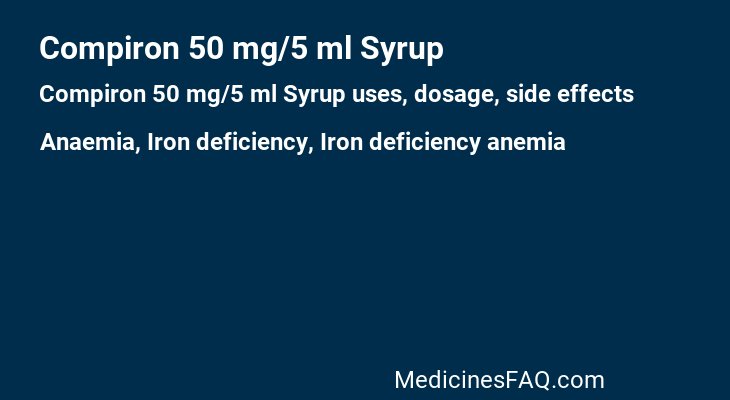 Compiron 50 mg/5 ml Syrup