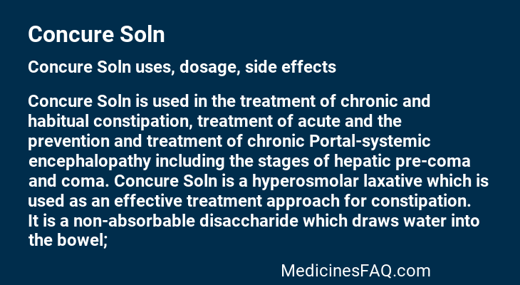 Concure Soln